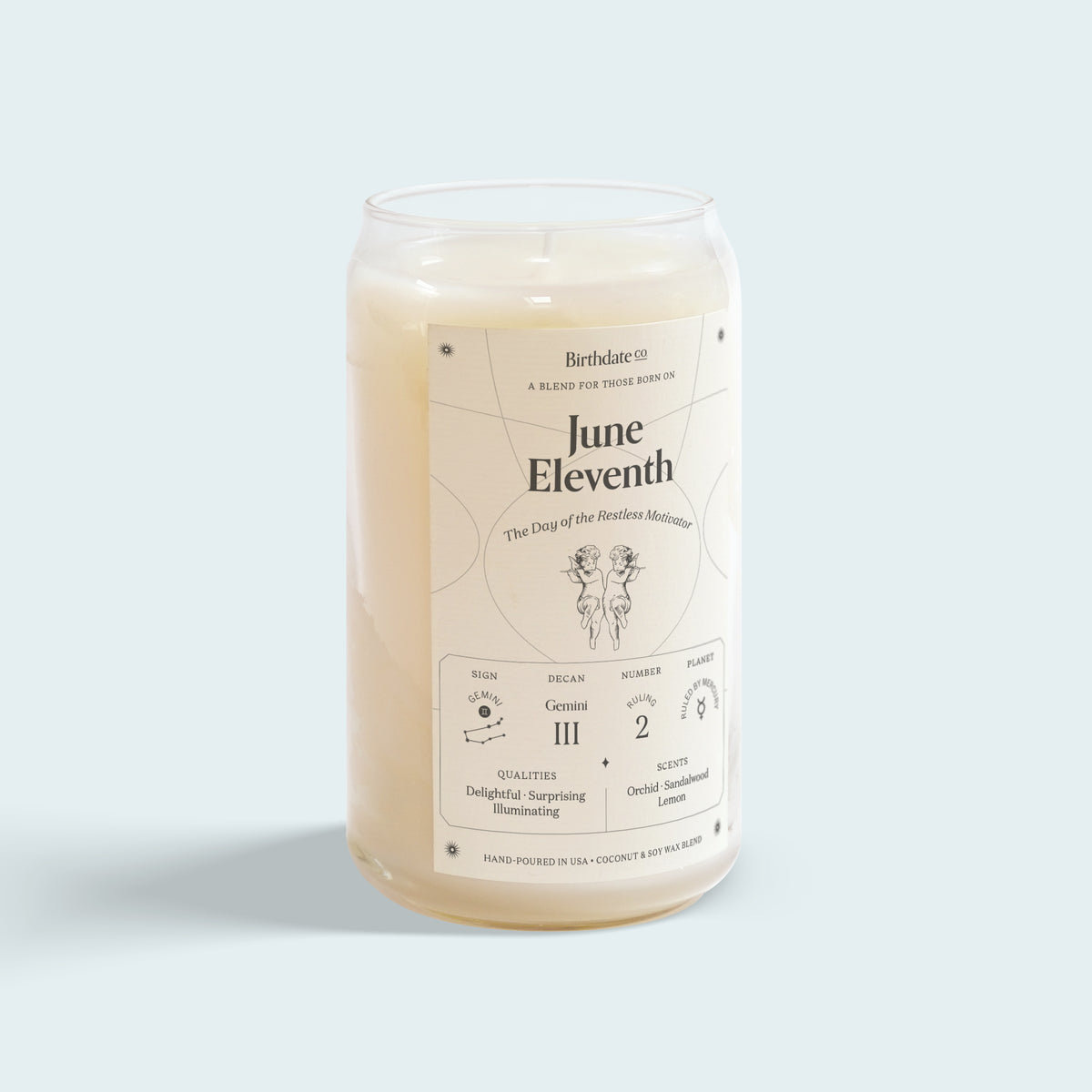 The June Eleventh Birthday Candle