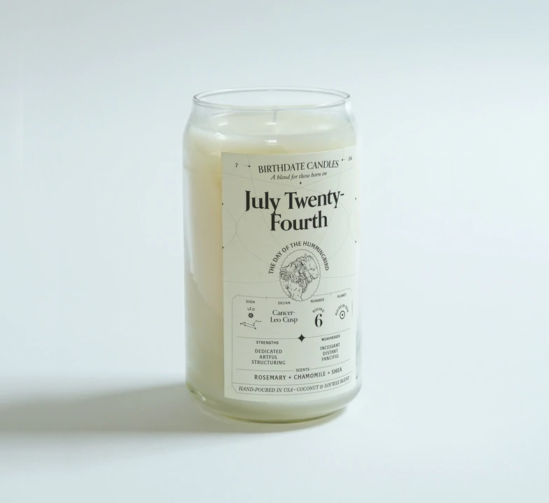 july twenty fourth candle