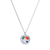 The May Fourteenth Pendant in Sterling Silver