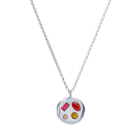 The July Sixteenth Pendant in Sterling Silver