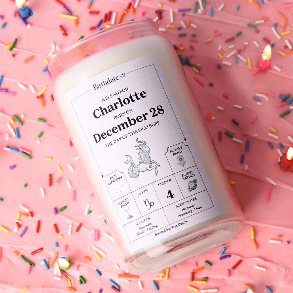 The Birthdate Candle