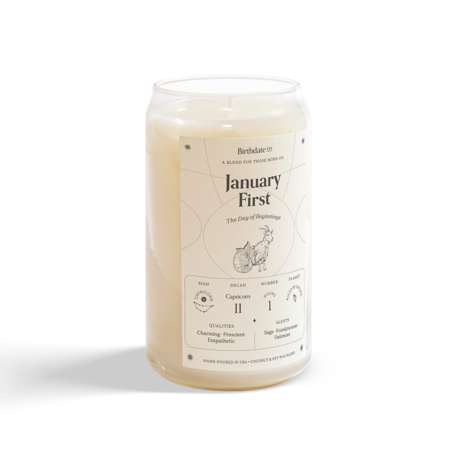 The January First Birthday Candle